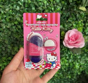 Apontador + Borracha Hello Kitty